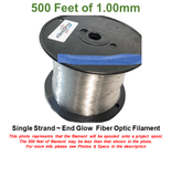 1.00mm Single Strand End Glow Fiber Optic Filament