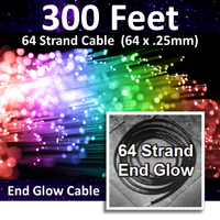 64-Strand End-Glow Fiber Optic Cable
