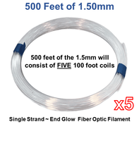 1.50mm Single Strand End Glow Fiber Optic Filament