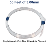 3.00mm Single Strand End Glow Fiber Optic Filament