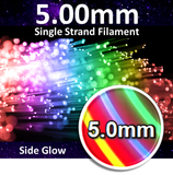 5.00 mm Side-Glow Fiber Optic Filament